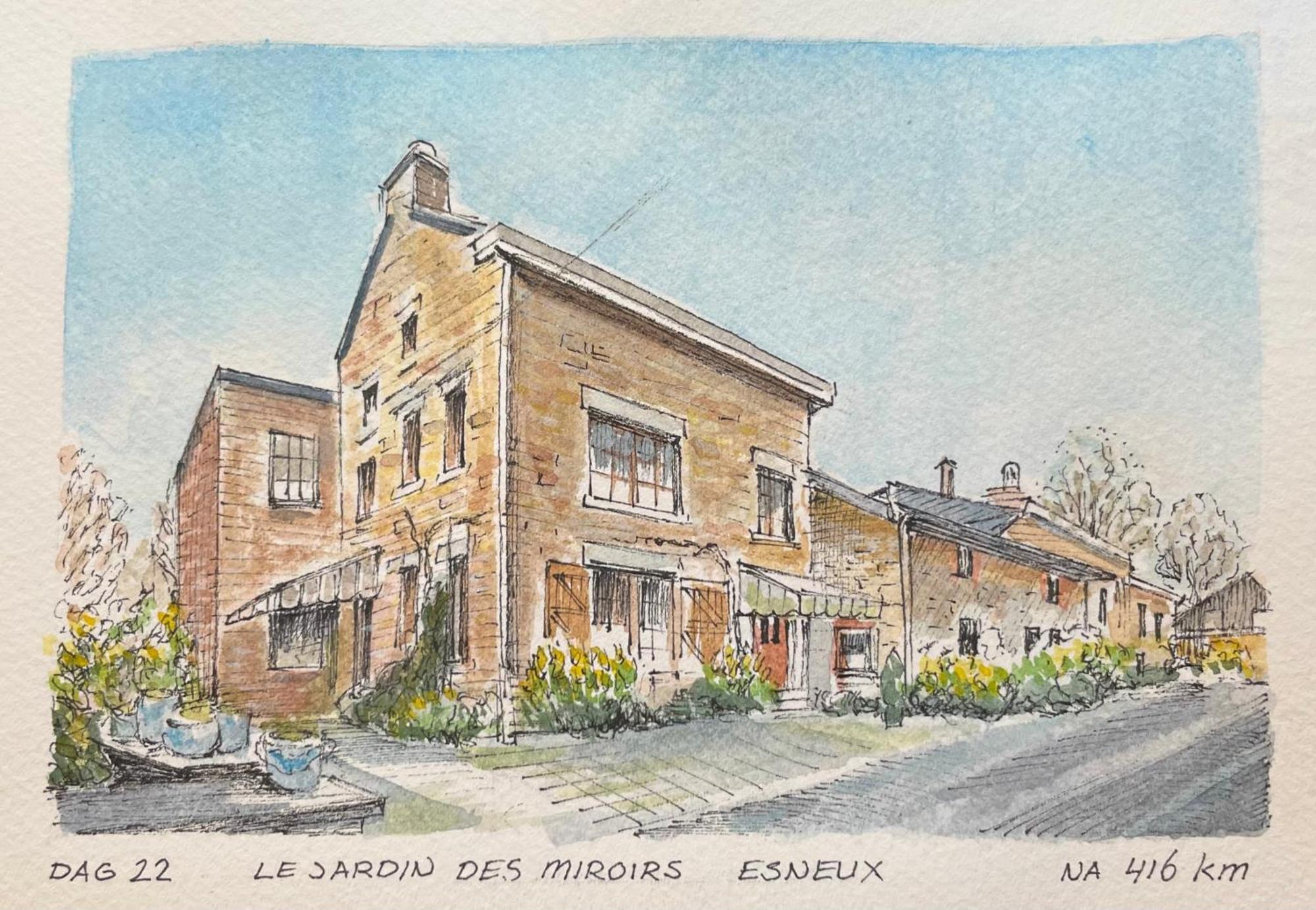 Le Jardin Des Miroirs Bed and Breakfast Esneux Εξωτερικό φωτογραφία